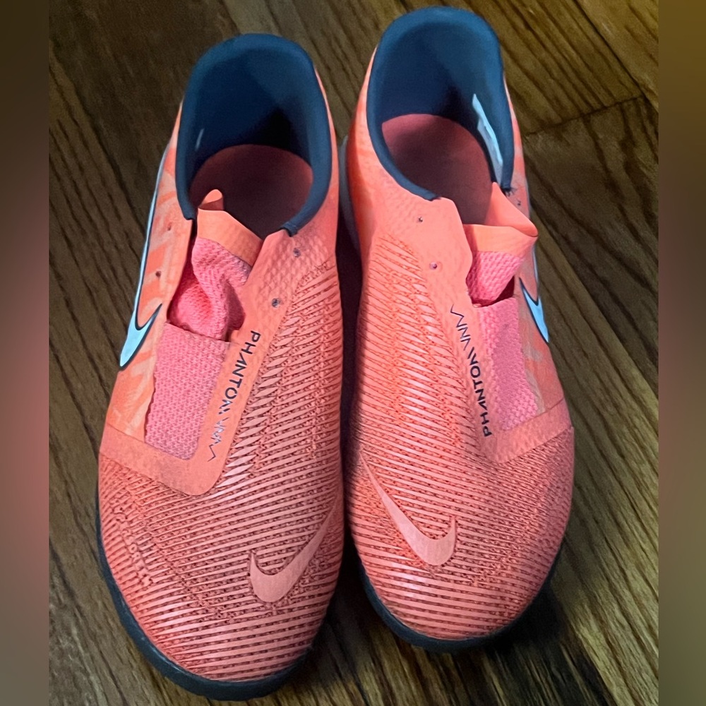 Nike Phantom Vision Orange and Black indoor soccer